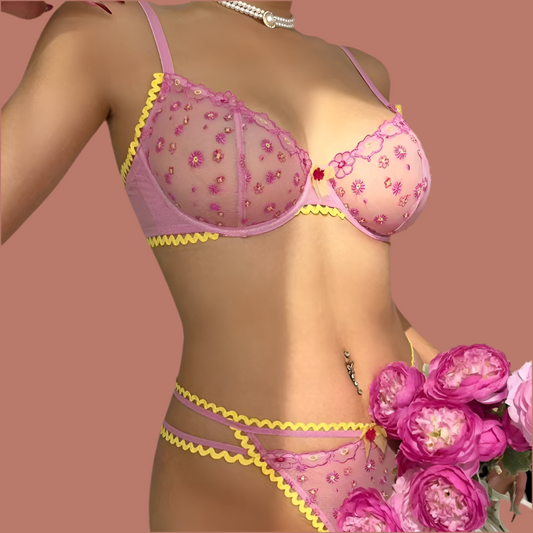 Ultra-thin Embroidery Transparent Set