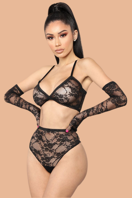 Lace nightdress Set